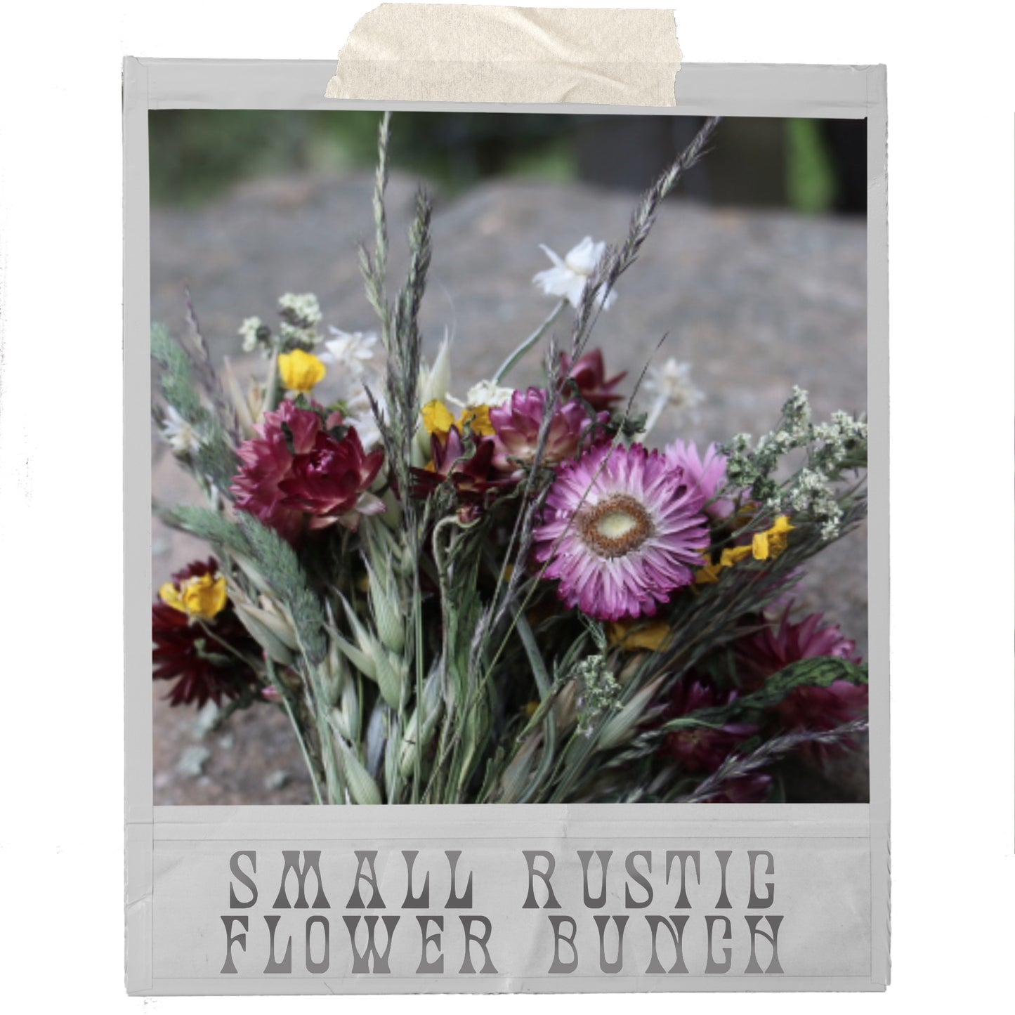 Small Rustic Dried Flower Bunch