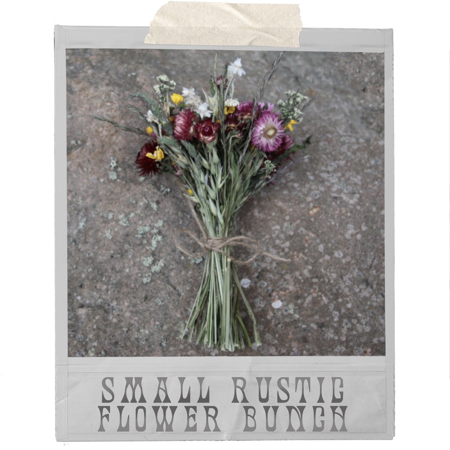 Small Rustic Dried Flower Bunch