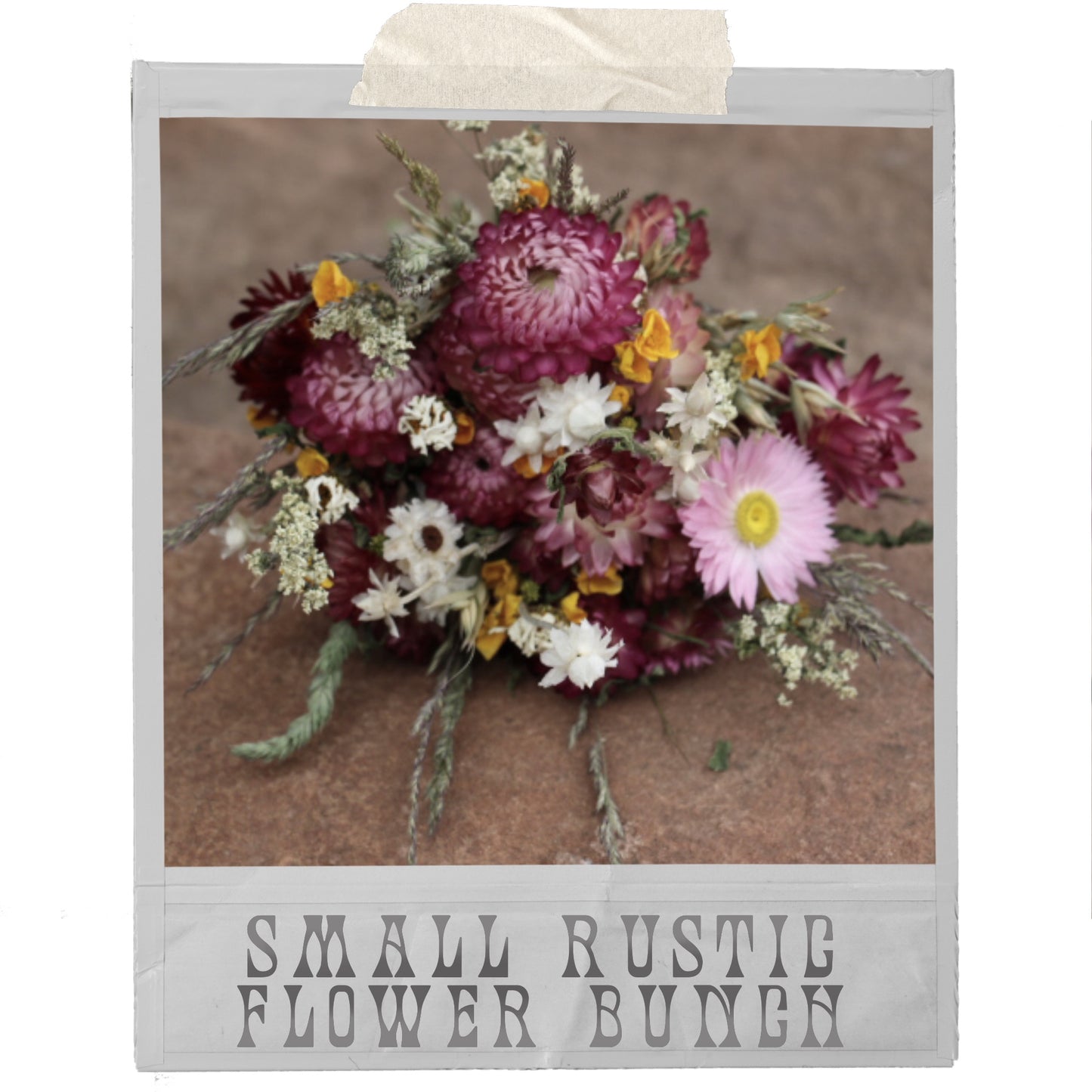 Small Rustic Dried Flower Bunch