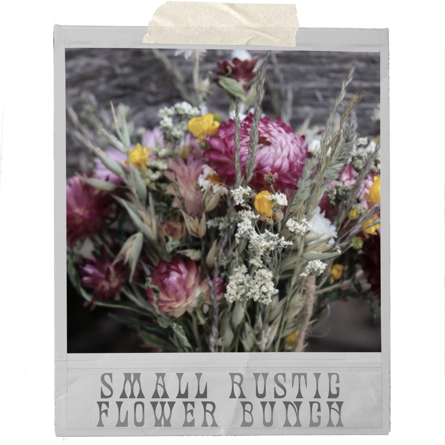 Small Rustic Dried Flower Bunch