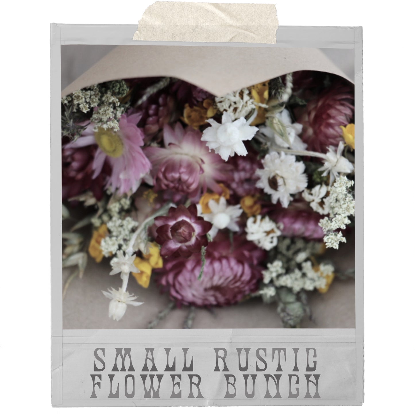 Small Rustic Dried Flower Bunch